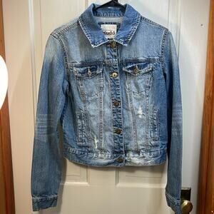 Mudd Jr’s med distressed jean jacket‎